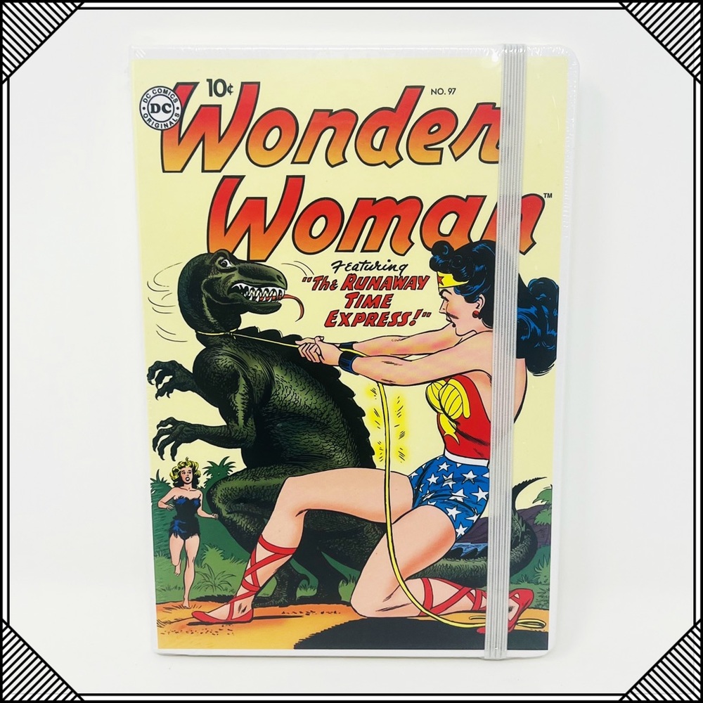 Wonder Woman Comic Cover Blank Journal Book - Brand New